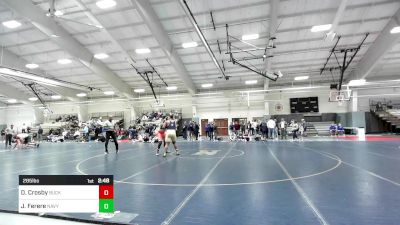 285 lbs 3rd Place - Dorian Crosby, Bucknell vs Jamier Ferere, Navy