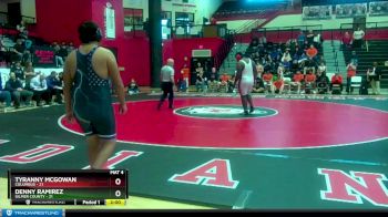 285 lbs Placement Matches (8 Team) - Denny Ramirez, Gilmer County vs Tyranny McGowan, Columbus