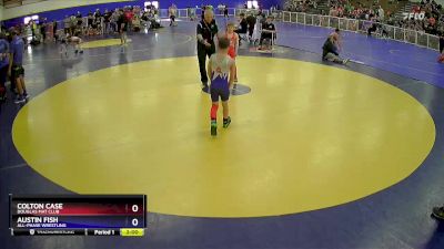 71 lbs Round 1 - Colton Case, Douglas Mat Club vs Austin Fish, All-Phase Wrestling