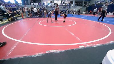 52 lbs Semifinal - Sawyer Bring, Dover Youth Wrestling Club vs Samuel Bisbee, Springdale Youth Wrestling Club