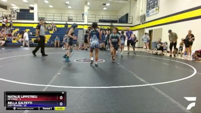 84 lbs Round 5 (6 Team) - Bella Galfetti, Lady Reapers vs NATALIE LIPPSTREU, MF Purge