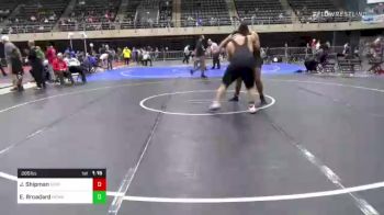 285 lbs Quarterfinal - John Shipman, Suffolk vs Edwin Broadard, Newark