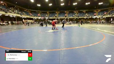 285 lbs Champ. Round 2 - Daniel Mahoney, Marist vs Pablo Morales, Wheeling