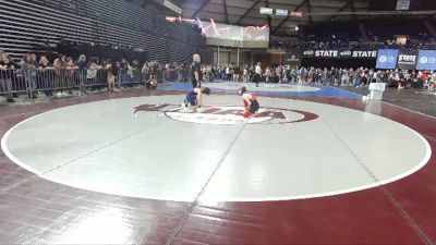 92 lbs Champ. Round 2 - Rorek Foss, Team Aggression Wrestling Club vs Mason Lancaster, Wrestling Club Tacoma Slam