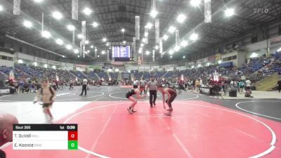 150 lbs Consi Of 4 - Tripp DuVall, Holly WC vs Elias Koonce, Basement Brawlers