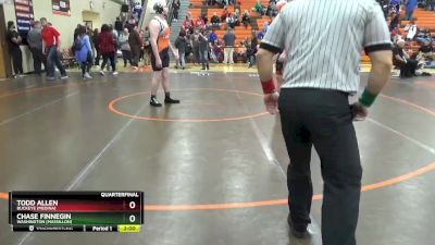 285 lbs Quarterfinal - Todd Allen, Buckeye (Medina) vs Chase Finnegin, Washington (Massillon)