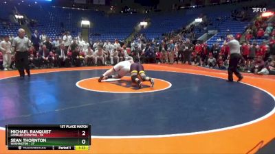 285 lbs Finals (8 Team) - Sean Thornton, Washington vs Michael Ranquist, Lombard (Montini)