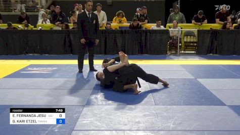 ERIKA FERNANDA JESUS MACHADO vs GABRIELLE KARI ETZEL 2024 Pan Jiu Jitsu IBJJF Championship