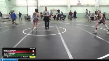 72 lbs Finals (2 Team) - Carter Lirgg, Ohio Rampage vs Zac Hartley, Ranger WC