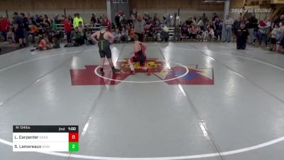 M 134 lbs Quarterfinal - Logan Carpenter, Dansville vs Sawyer Lamoreaux, Shavertown