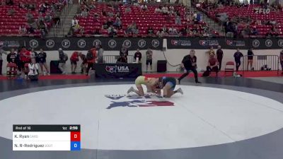 50 kg Rnd Of 16 - Kendra Ryan, Cardinal Wrestling Club vs Natalie Reyna-Rodriguez, Southern Oregon RTC