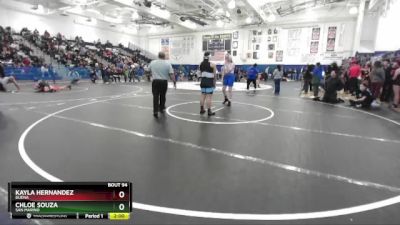 155 lbs Champ. Round 1 - Kayla Hernandez, Buena vs Chloe Souza, San Marino