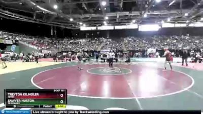 3A 98 lbs Quarterfinal - Treyton KIlingler, Teton vs Sawyer Huston, Timberlake