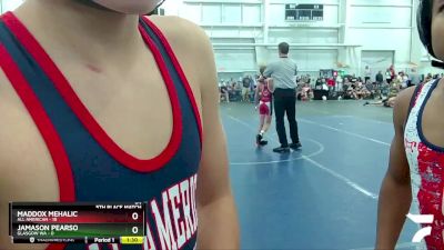 84 lbs Finals (8 Team) - Braxton Smith, All American vs Maurice Worthy, Glasgow WA