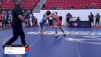 60 kg Rnd Of 16 - Matthew Orbeta, Poway High School Wrestling vs Isaiah Jones, Oklahoma