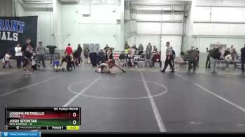 110 lbs Finals (2 Team) - Josh Spontak, Ohio Rampage vs Joseph Petriello, Rednose