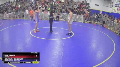 215 lbs Cons. Round 4 - Ege Travis, Crater vs Brayden Gayheart, Hidden Valley Mustangs