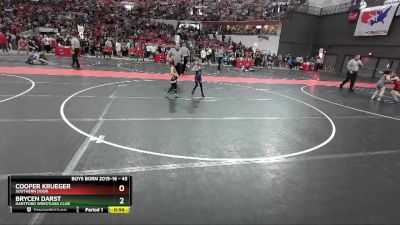 45 lbs Cons. Round 3 - Brycen Darst, Hartford Wrestling Club vs Cooper Krueger, Southern Door