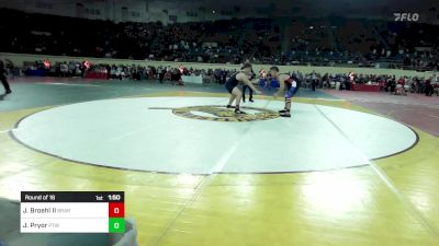 Round Of 16 - Jon Broehl II, Broken Arrow vs Justin Pryor, Pryor Tigers Wrestling