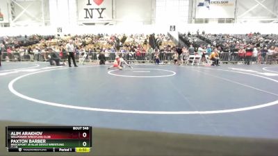 57 lbs Semifinal - Paxton Barber, Brockport Jr Blue Devils Wrestling Club vs Alim Arakhov, Willpower Wrestling Club