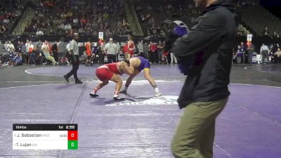 184 lbs Quarterfinal - Johnny Sebastian, Wisconsin vs Taylor Lujan, Northern Iowa