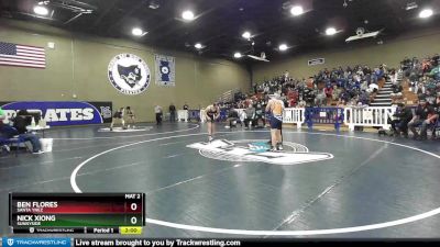 145 lbs Champ. Round 1 - Nick Xiong, Sunnyside vs Ben Flores, Santa Ynez