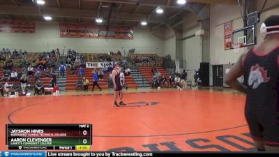 197 lbs Champ. Round 1 - Jayshon Hines, Northwest Kansas Technical College vs Aaron Clevenger, Labette Community College