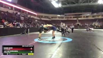 5A 220 lbs 3rd Place Match - Gage Dain, Rio Rancho vs Victor Borunda, Farmington