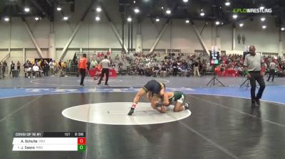 141 lbs Consi of 16 #1 - Andrew Schulte, California Baptist Universtiy vs Javier Gasca, Michigan State