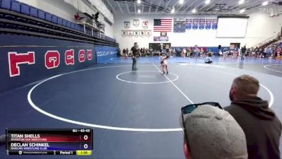 43-43 lbs Round 1 - Titan Shells, Riverton USA Wrestling vs Declan Schinkel, Rawlins Wrestling Club