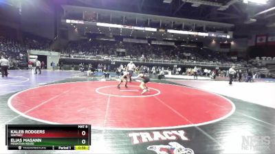 120 lbs Cons. Round 2 - Elias Magann, Mountain House vs Kaleb Rodgers, Whitney