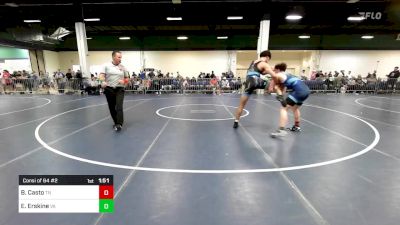 165 lbs Consi Of 64 #2 - Brody Casto, TN vs Elijah Erskine, VA