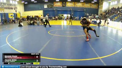 113 Blue Quarterfinal - Quang Phan, Wellington Community Hs vs Mason Boni, Olympic Heights