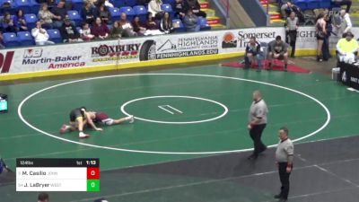 124 lbs Round Of 64 - Mario Casilio, Johnsonburg vs Jacob LaBryer, West Jefferson Hills