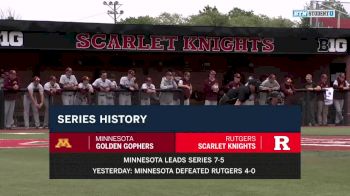 Minnesota at Rutgers | 2018 Big Ten Baseball Game #2