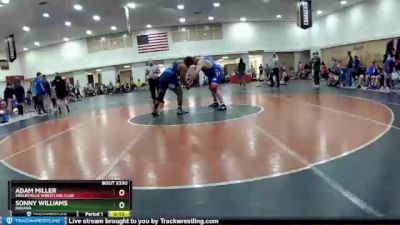 130 lbs Cons. Semi - Adam Miller, Shelbyville Wrestling Club vs Sonny Williams, Indiana