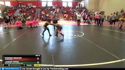 90 lbs Semifinal - Legend Moon, Buckhorn Youth Wrestling vs Thomas Graham, Alpha Elite