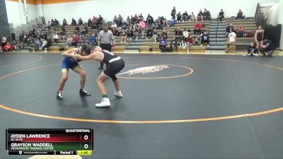 J-11 lbs Quarterfinal - Grayson Waddell, McDominate Training Center vs Ayden Lawrence, DC Elite