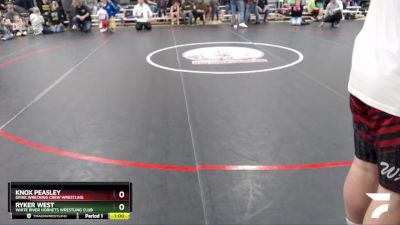 63 lbs Semifinal - Knox Peasley, Omak Wrecking Crew Wrestling vs Ryker West, White River Hornets Wrestling Club