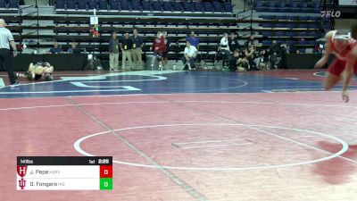 141 lbs Round Of 16 - Jaden Pepe, Harvard vs Danny Fongaro, Indiana