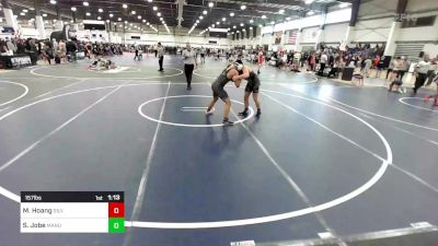 157 lbs Quarterfinal - Maxwell Hoang, Silverback WC vs Stosh Jobe, Manu WC