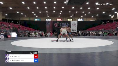 61 kg Semis - Tyler Graff, NJRTC / TMWC vs Joshua Rodriguez, Nittany Lion Wrestling Club / TMWC