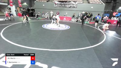 126 lbs Cons. Semi - Manuel Martir, Community Youth Center - Concord Campus Wrestling vs Tanner Bartonico, Delta Wrestling Club