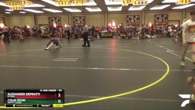 101 lbs Semifinal - Colin Egan, Smitty`s Barn vs Alexander Depratti, Kt Kidz