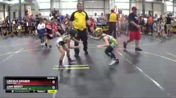 60 lbs Round 1 (6 Team) - Liam Brent, Untouchables Purple vs Lincoln Graber, Funky Fire