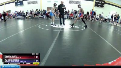 120 lbs Champ. Round 1 - Tavien Smith, River City Wrestling Club vs Ty Henderson, Maurer Coughlin Wrestling Club