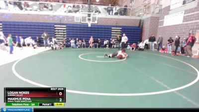 90/HWT Round 4 - Logan Nokes, Garden Valley vs Maximus Pena, Small Town Wrestling