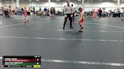 68 lbs Cons. Semi - James Askin, Neshaminy Youth Wrestling Club vs Kristian Wescott, Fingerlakes Elite