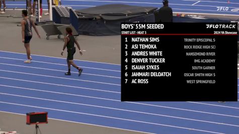 High School Boys' 55m Seeded, Prelims 3