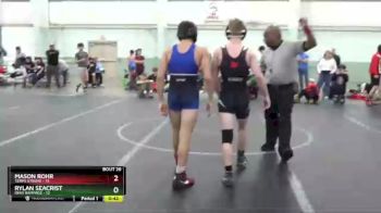 105 lbs Round 7 (8 Team) - Rylan Seacrist, Ohio Rampage vs Mason Rohr, Terps Xtreme